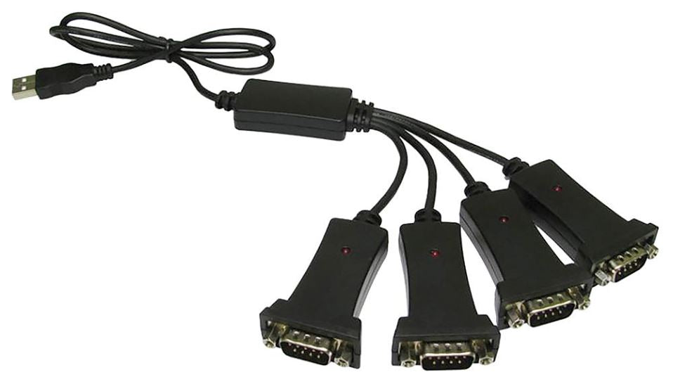 USB to Quad RS-232  Serial Adaptor