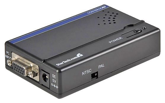 High Resolution VGA to Composite (RCA) or S-Video Converter - PC to TV