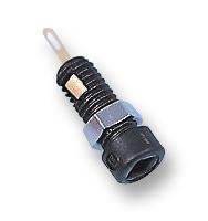 2mm Panel Socket, Black, 5 Pack
