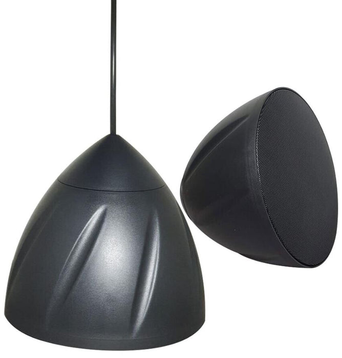 30W 8" Pendant Speaker 8R/100V, Black