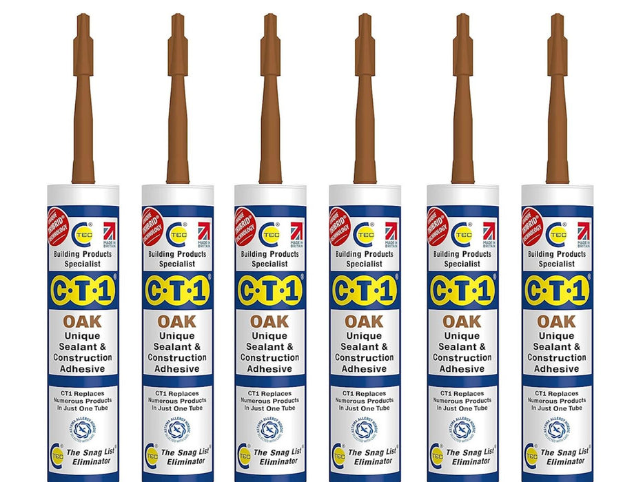 Building Sealant & Adhesive Snag Tube for Virtually Any Material (6 Pack)