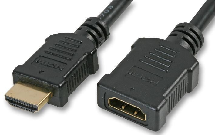 High Speed 4K UHD HDMI Male to Female Gold Plated Connectors