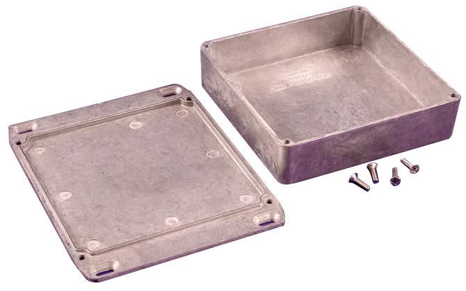 IP54 Die Cast Aluminium Instrument Enclosure with Flanged Lid