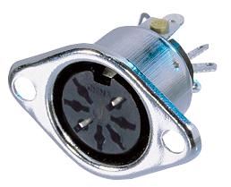 DIN Connector Female 5mm Cable Ag