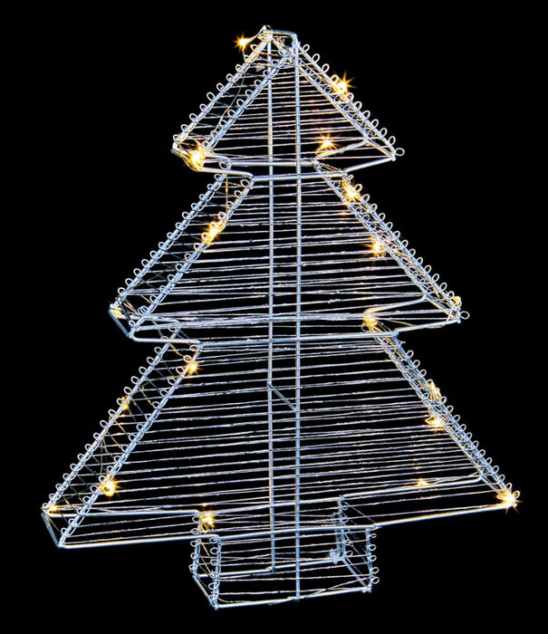 58cm Twinkling LED Tree . 30 Warm White LEDs