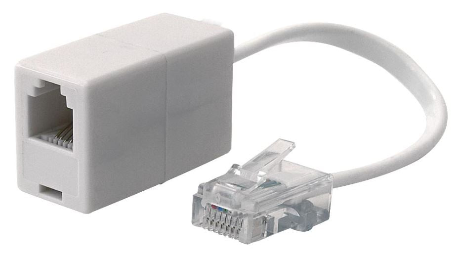 RJ45 Plug to RJ11 Socket Line Adaptor