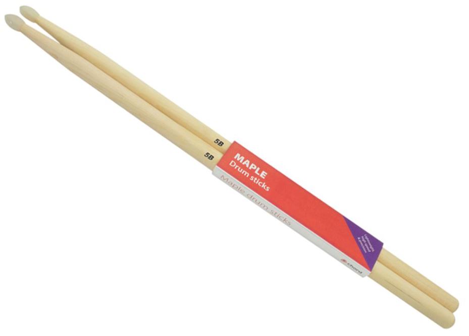 Maple Drumsticks 5B, Nylon Tip