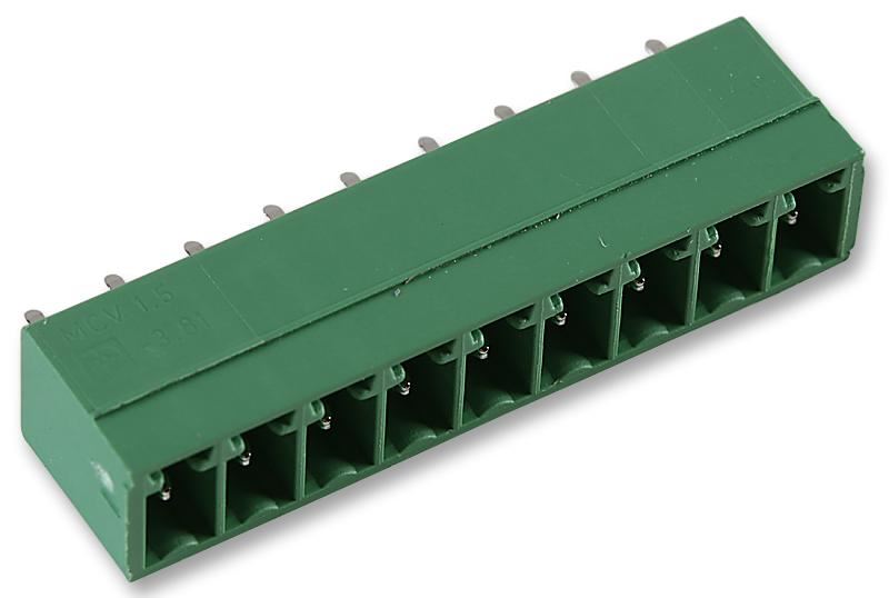 Connector, Header, THT, 3.81mm, 9 Way