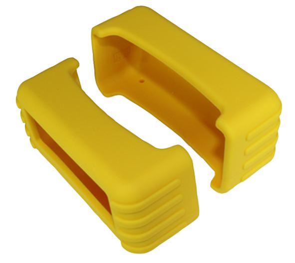 Yellow Rubber Boots for 82 Series Enclosure - 71x56x27mm (Pack of 2)