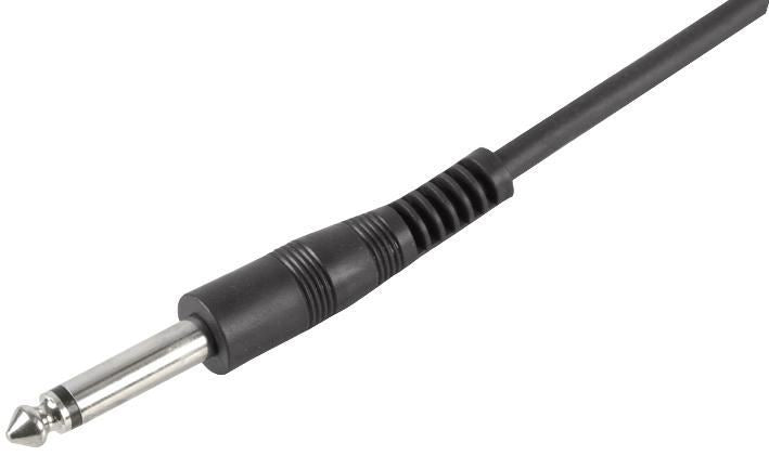 6.35mm (1/4") Mono Jack to Jack Guitar Lead, 6m