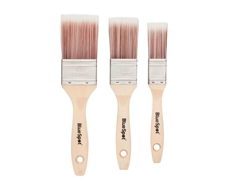 Synthetic Paint Brush Set, 3 Piece