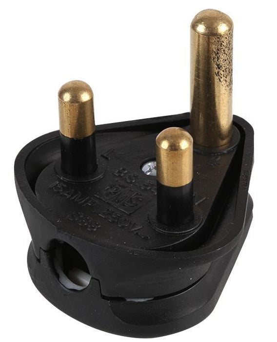 3 Pin Round Mains Plug