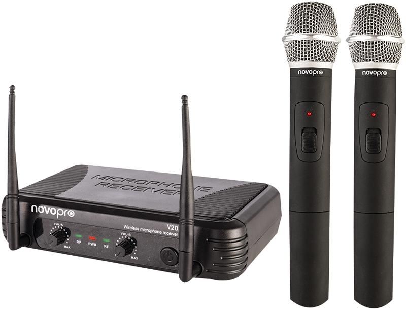 Dual VHF Wireless Microphone Kit