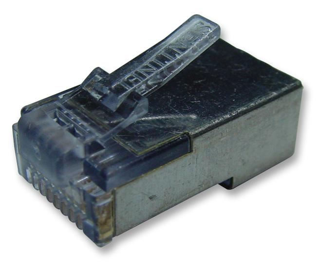 Shielded RJ45 Plugs, Cat5, 5 Pack
