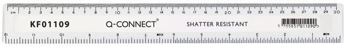 12"/ 30cm Shatter Resistant Ruler
