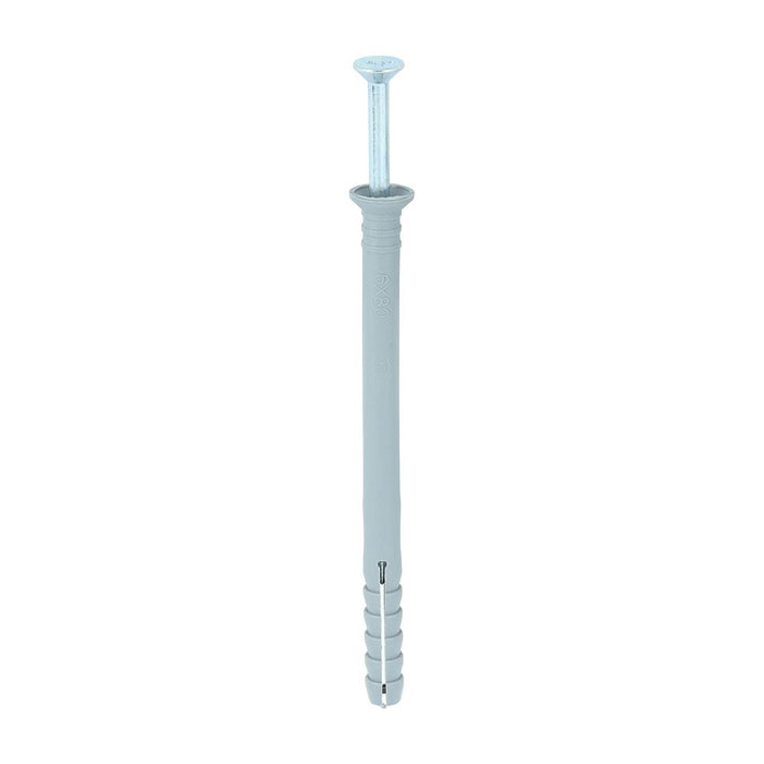 Nylon Hammer Fixings - PZ2 / PZ3 - Zinc. Various Sizes Available