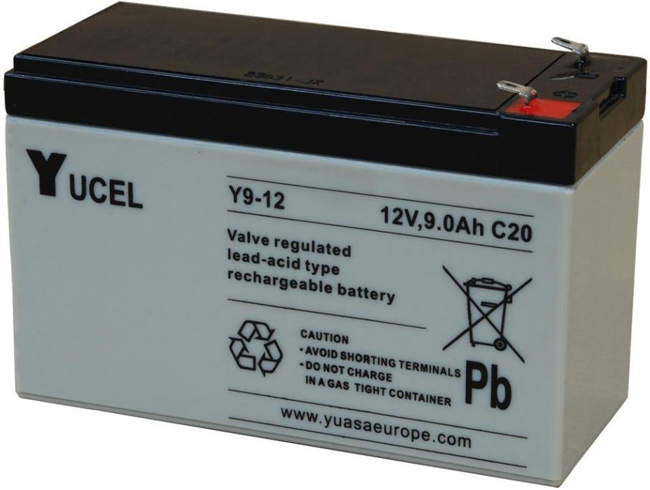 Yucel 12V 9Ah Sealed Lead Acid Battery