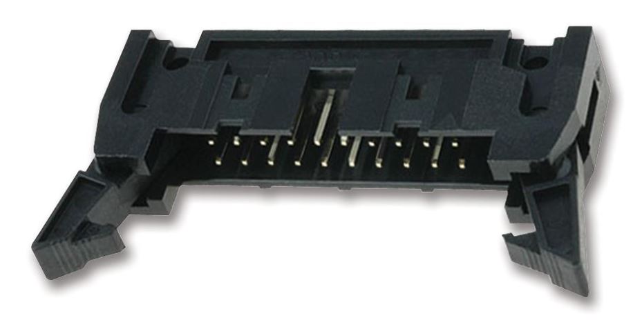 Header, Long Latch, Right Angle, 2.54mm, 22 Way