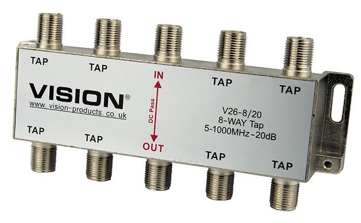 8-Way 20dB MATV Tap V26-8/20