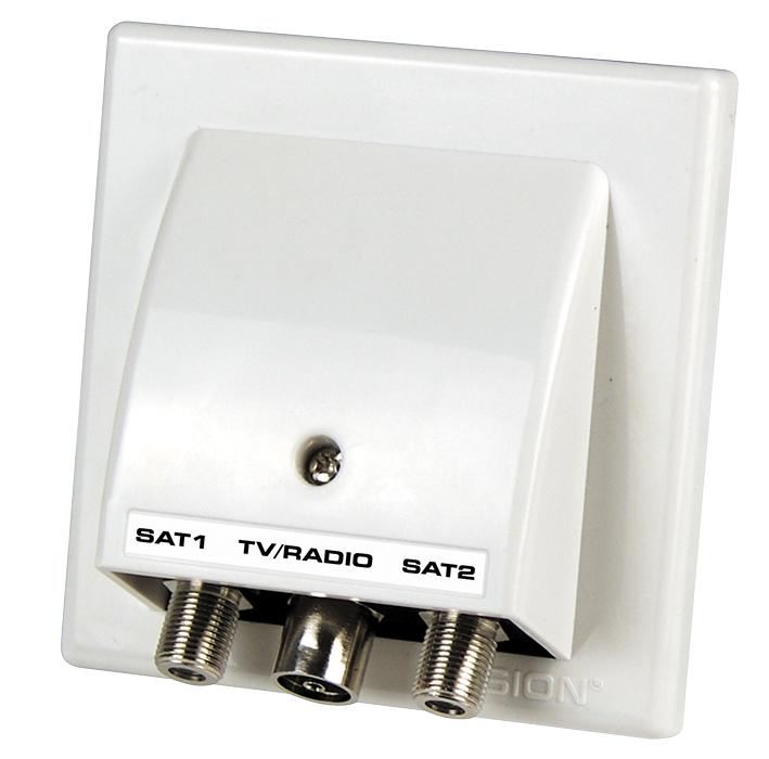 V33-23PLUS Satellite/Terrestrial Wall Socket