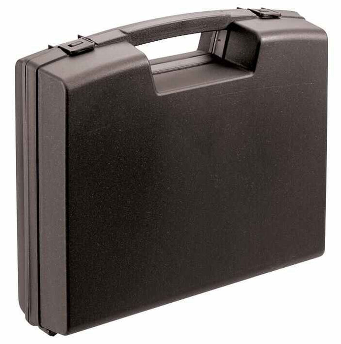 Black Plastic Briefcase Storage Case - 76mm x 280mm x 240mm