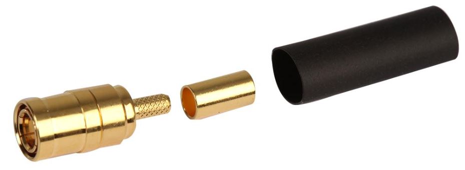 RF Coaxial, SMB, Straight Plug, 50 Ohm