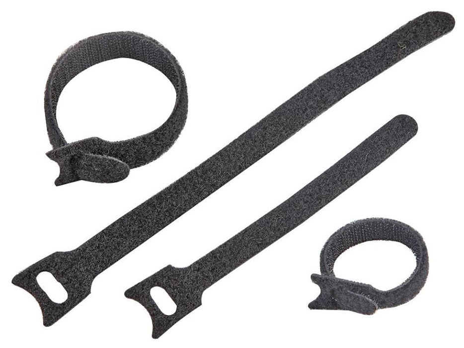 Reusable Cable Ties Black 135mm & 210mm 40 Pack