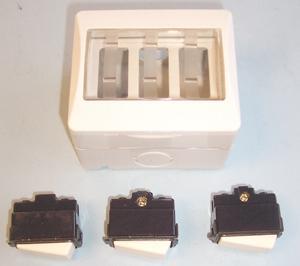 2 Way Weatherproof Switch, IP55