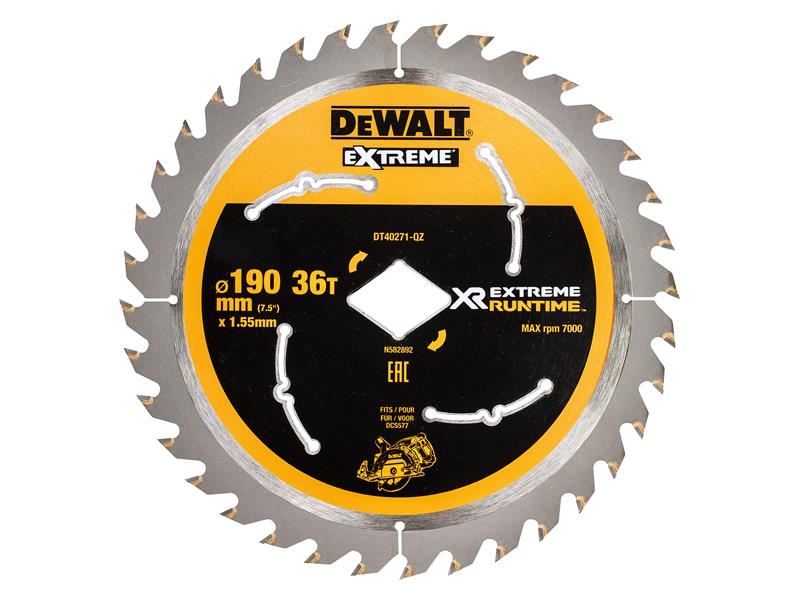 Extreme Runtime FlexVolt Circular Saw Blade