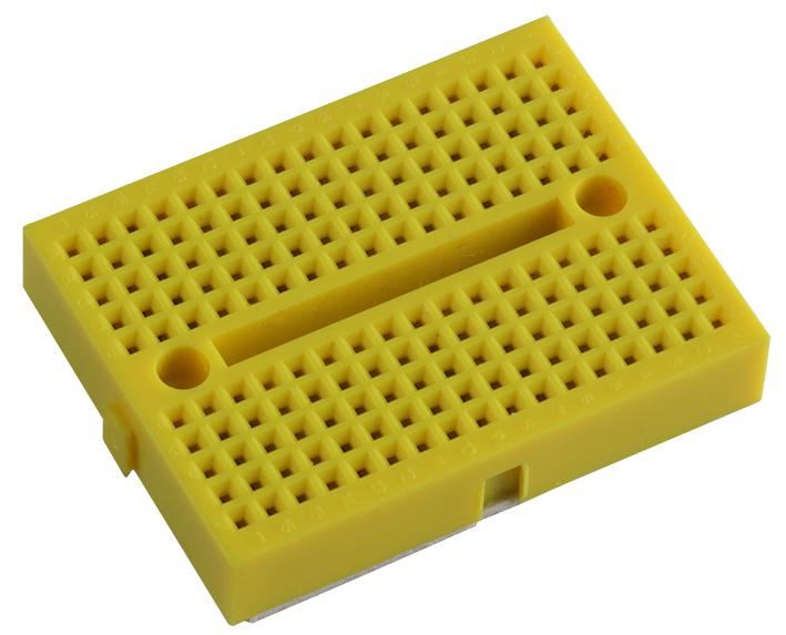 Mini Breadboard, Yellow 170 Contact