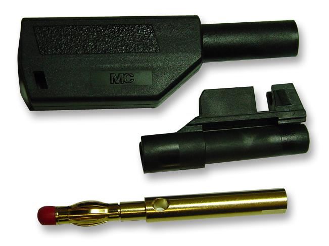 Stacking Safety Plug, Black, 2 Pack