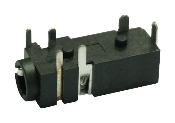 3.5mm Jack Socket, Stereo 3 Pole Switched, PCB