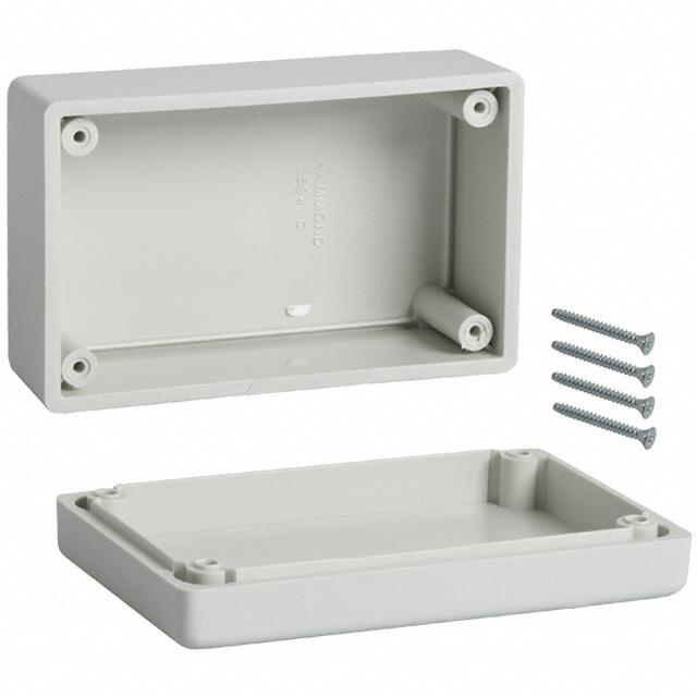 IP54 Grey Flame Retardant ABS Enclosure - 167x107x53mm