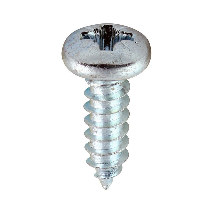 Self-Tapping Clamping Screws - PZ2 - Pan - Zinc - Use for Metal