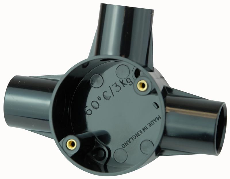 3-Way T-Box - Black