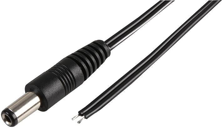 2.5mm DC Plug to Bare Ends Power Lead