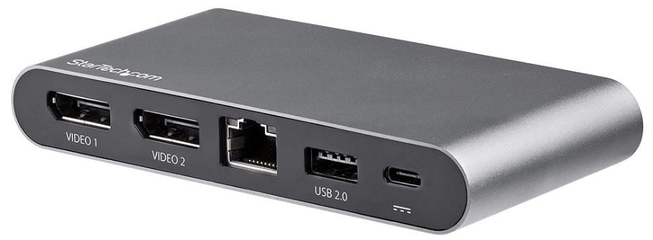 Multi Comp Pro Displayport USB-C Dual 4K DisplayPort Multiport Adaptor with Power Delivery ...