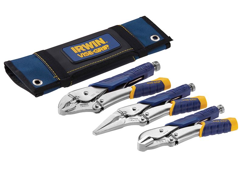 Fast Release™ Locking Pliers Set of 3 7R  9LN & 10WR