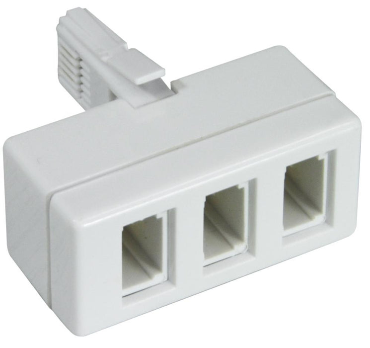 3 Way Telephone Adaptor - 4 Wire