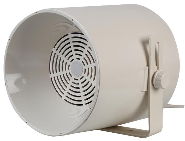 100V Line Projector Speaker, 10W RMS White