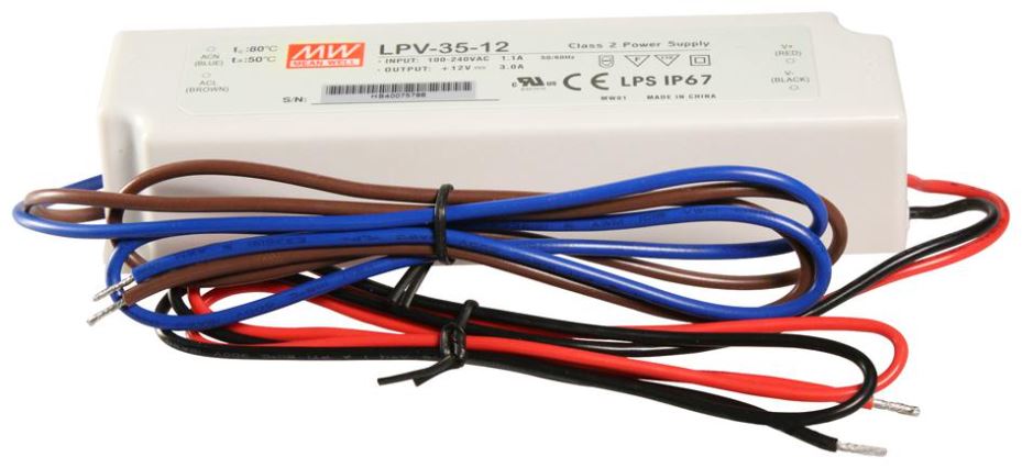 36W 12V 3A Single Output Switching LED Power Supply