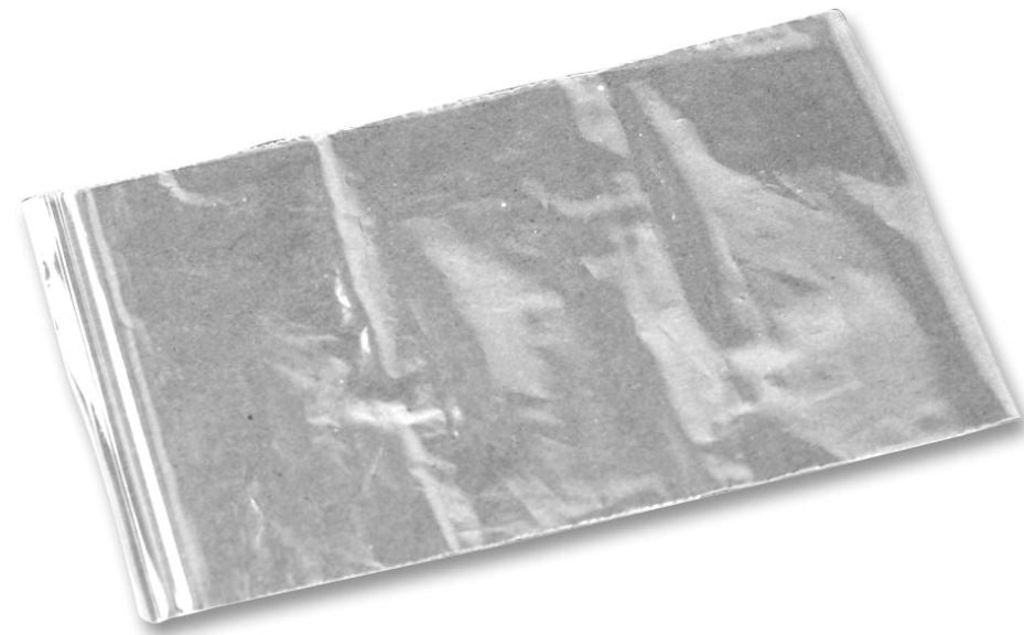 102mm x 140mm Clear Grip Seal Plastic Bags - Pack of 1000