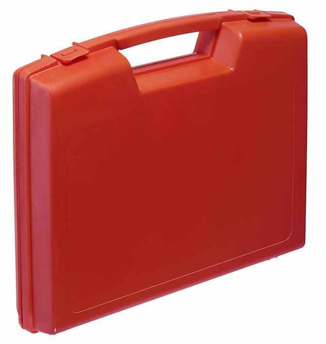 Red Plastic Storage Case - 48mm x 240mm x 205mm