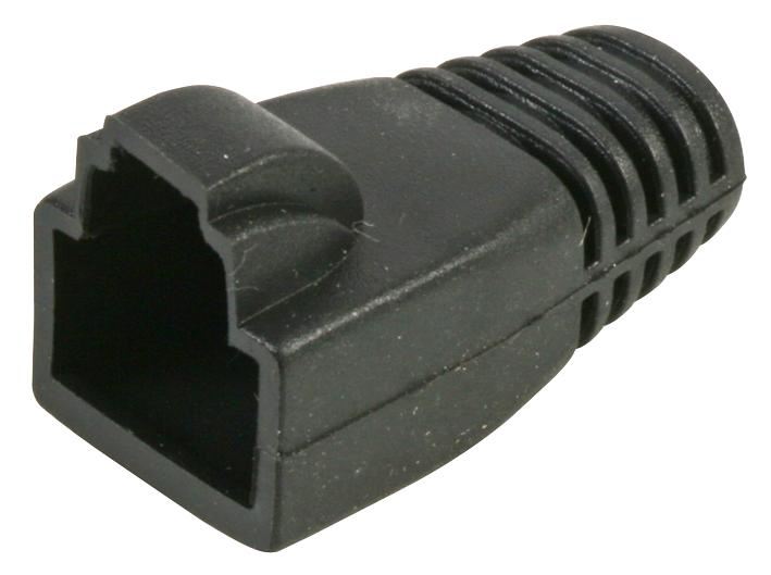 RJ45 Cat6a Strain Relief Boot, Black