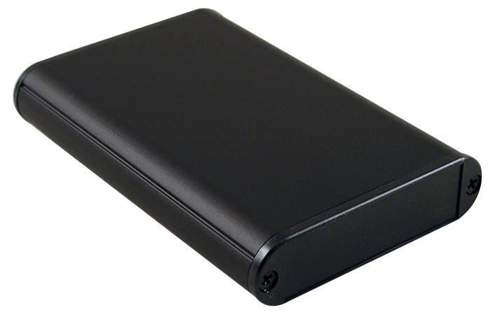 IP54 1455 Series Black Extruded Aluminium Instrument Enclosure