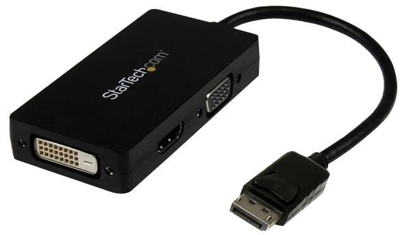 3-in-1 DisplayPort to VGA, DVI or HDMI Converter