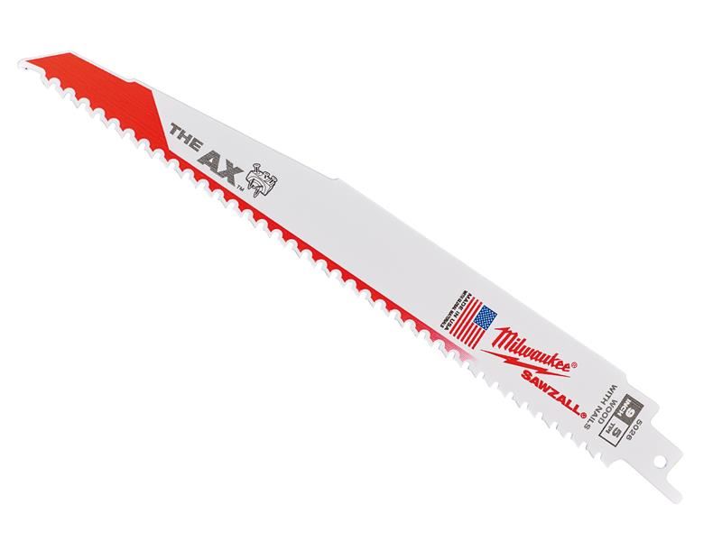 SAWZALL® Heavy-Duty AX™ Demolition Blades 230mm 5 TPI (Pack 5)