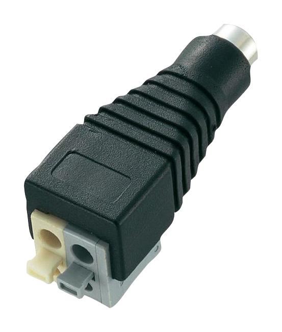 2.5mm DC Power Connector To 2-Way Cable Terminal Adaptor