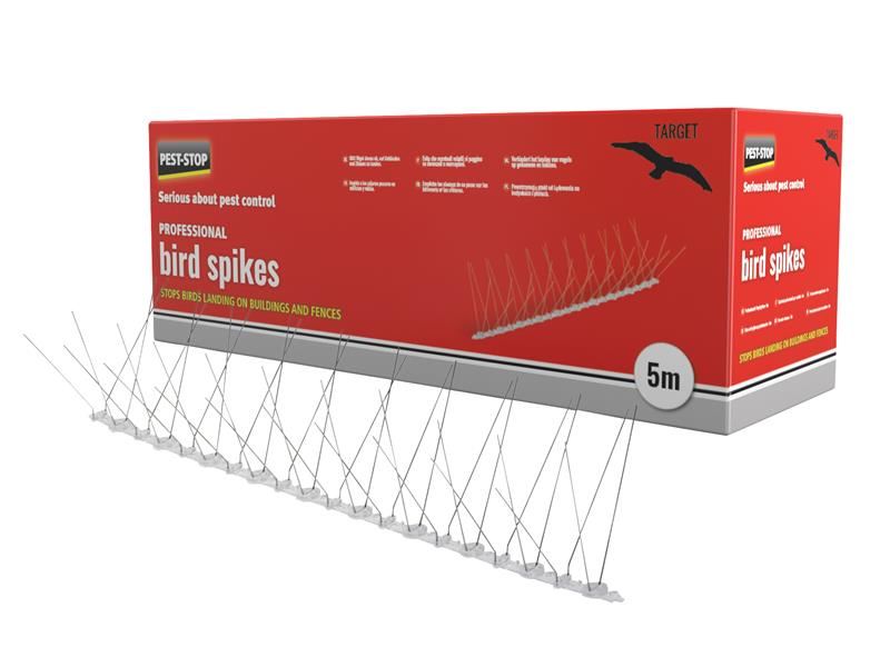 (Pelsis Group) - Professional Bird Spikes 50cm Metal Strips (Pack 10)