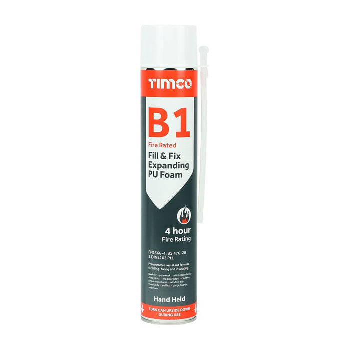 B1 Fill & Fix Expanding PU Foam - Hand Grade (Size 750ml - 1 Each)